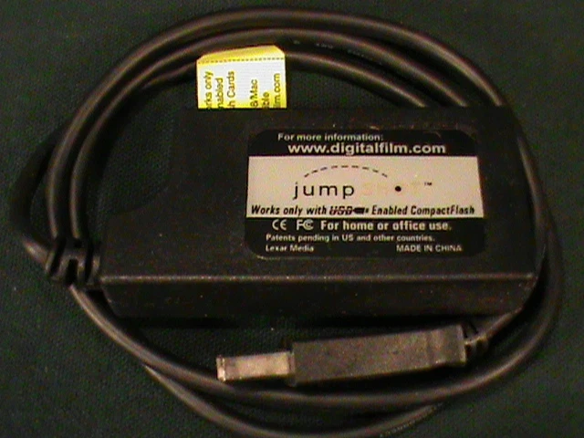 USB Compact Flash Reader by Jump Shot - Unit Only NO software drivers included - Image 1 of 1