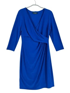 LAUREN RALPH LAUREN Round Neck Draped Dress Women Size XS - Bild 1 von 6