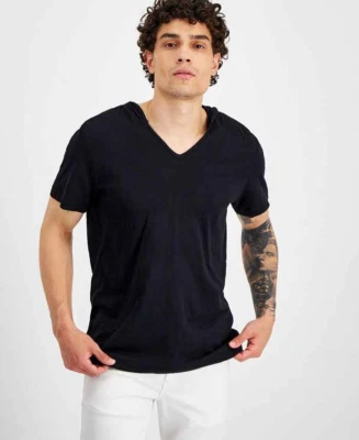 INC Mens Hooded V-Neck T-Shirt Size Medium New - Image 1 of 3