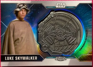 Star Wars 2021 Chrome Legacy, tarjeta medallón refractor Luke SM-LST #04/99 - Imagen 1 de 2