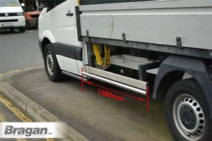 To Fit 06-14 Mercedes Sprinter SWB Chassis Cab Side Bars Silver Stainless Steel - Picture 1 of 7
