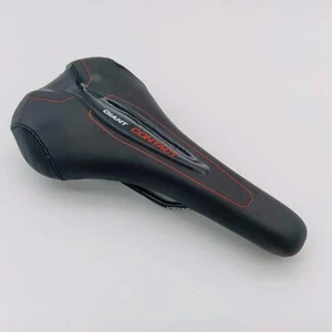 Giant Contact Forward Bike Cycling Seat Saddle Black/Red - Picture 1 of 6