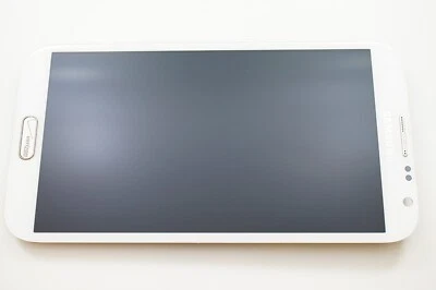 Telaio digitalizzatore LCD Samsung Galaxy Note 2 SCH-i605 OEM USATO LOGO VERIZON BIANCO - Immagine 1 di 4