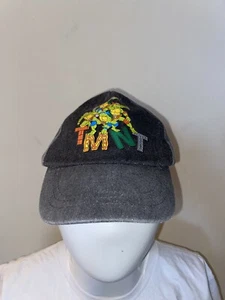 Kids Mutant Ninja Turtles Snapback Cap Nickelodeon Youth Hat Gray - Picture 1 of 7