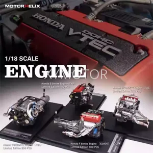 Motorhelix 1/18 Honda B series EK9 / F series S2000 engine Model Limited 500PCS - Bild 1 von 7