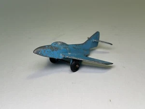 Vintage Toy Airplane Midgetoy Rockford IL Metal Navy Plane - Blue - Picture 1 of 3