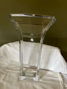 MIKASA Exposure 24% lead crystal 14" Vase, rare - retired - Picture 1 of 7