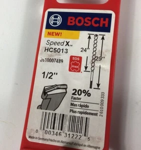 BOSCH HC5013 Hammer Masonry Drill,1/2in,Carbide 40ZJ47 - Picture 1 of 8