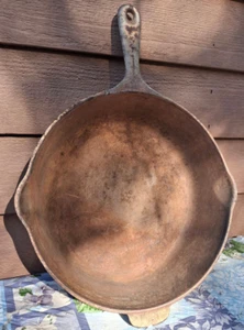 Vintage WAGNER WARE SIDNEY O #1401-C Deep Chicken Frying Pan - Picture 1 of 8