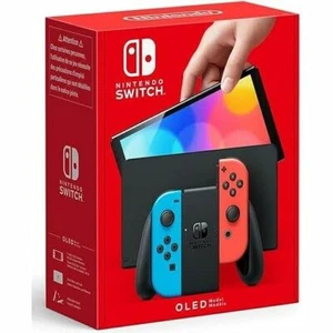 Consola Nintendo Switch OLED Usada 64GB Azul y Rojo Joy Con - Imagen 1 de 1