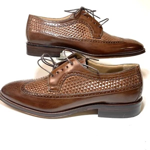 Johnston & Murphy Boydston 15-2620 Mens Size 10M Cognac Sheepskin Insoles LNC - Picture 1 of 12