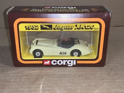 Vintage 1983 Corgi 1952 Jaguar XK 120 Die-Cast Toy Car New In Box - Image 1 of 4