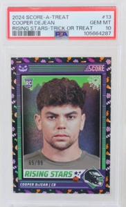 2024 Score-A-Treat /99 Cooper DeJean Eagles RC Rookie PSA 10 GEM MINT POP 1 RARE - Bild 1 von 6