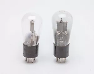 227 Engraved Base Tubes - RCA Radiotron UY-227 & National NY-227 - Tested Same - Picture 1 of 3