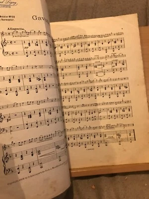 Jean Baptiste Lully Gavotte pour violon et piano Burmester ed. Schlesinger - Photo 1/4