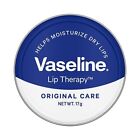 Vaseline Lip Tin Original Care Infused With Vitamin E For Healthy Lips & Natura