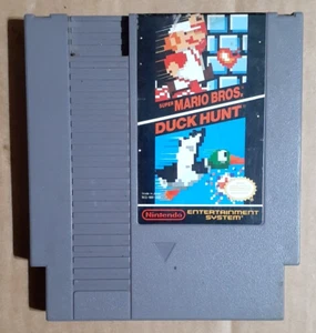 Super Mario Bros./Duck Hunt (Nintendo Entertainment System 1988) VG Shape/Tested - Picture 1 of 2