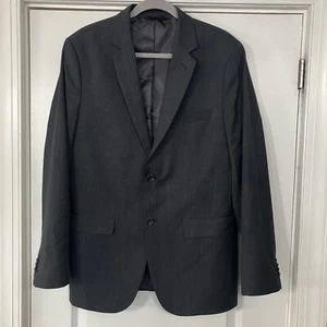 Banana Republic Tailored Slim Fit Blazer Men’s 42R Charcoal Gray Work Wear EUC - Picture 1 of 13