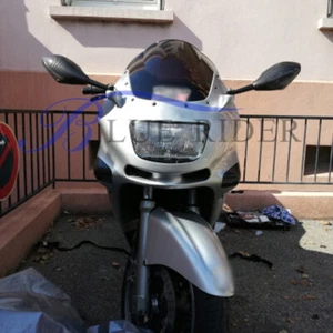For Kawasaki ZZR600 1993-2007 06 05 04 Black Double Bubble Windshield WindScreen - Picture 1 of 7