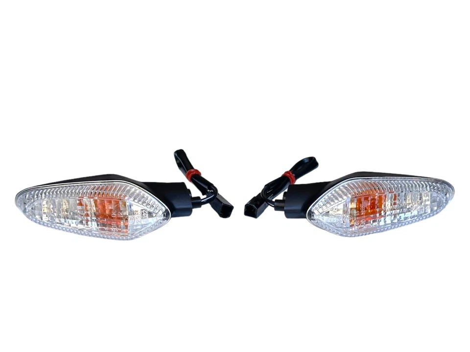 SENZA MARCHIO/G COPPIA 2 FRECCE INDICATORI PER DUCATI SBK 848 1098 1198 Streetfighter 2007-2014