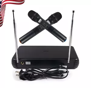 EMB Pro EBM10W New Professional Dual VHF Mic Wireless Handheld Microphone System - Picture 1 of 3