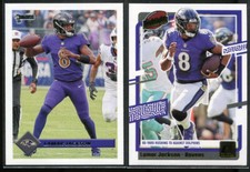 (2) 2023 PANINI DONRUSS FOOTBALL LAMAR JACKSON HIGHLIGHTS, RETRO 1993