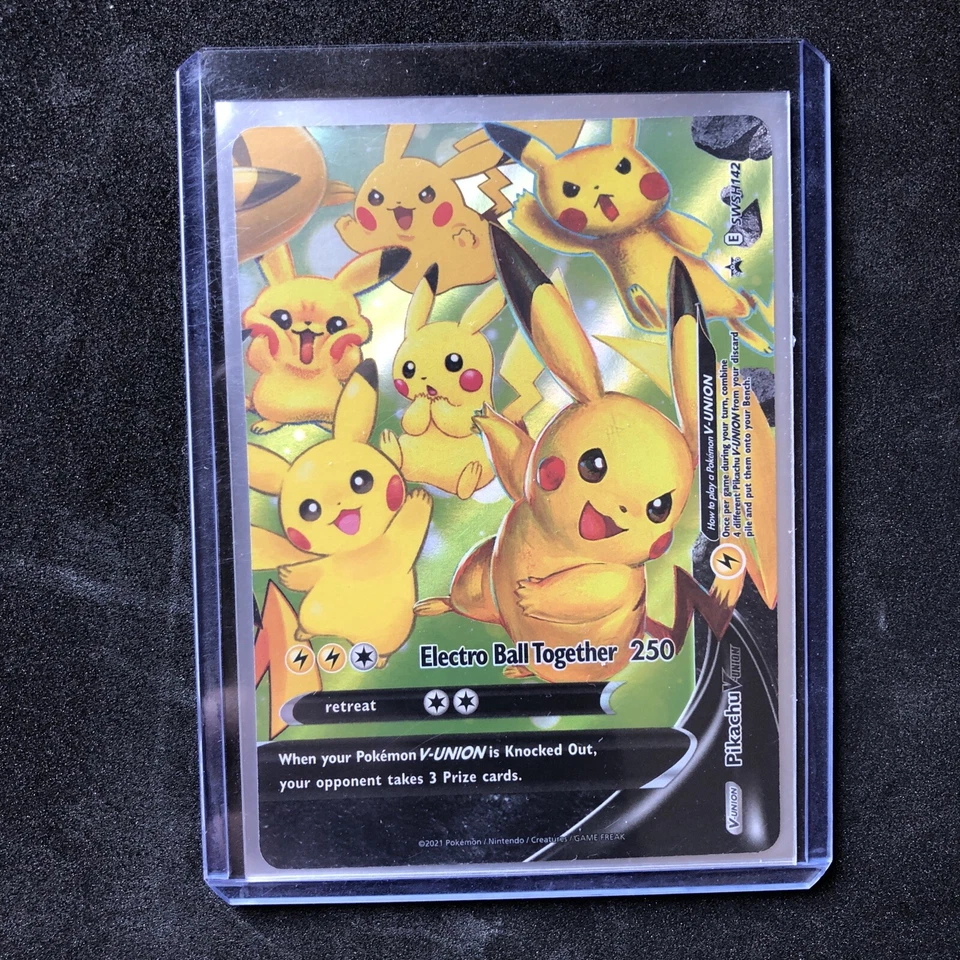 Pikachu V-Union SWSH142 SWSH: Sword & Shield Promo Cards Holo - Image 1 of 1