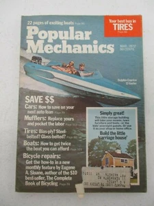 POPULAR MECHANICS MAGAZINE MARCH 1972 DOLPHIN CAPRICE 17 FOOTER BOAT WATER CRAFT - Picture 1 of 2