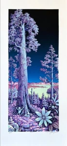 AJ Masthay | "Moonlight" Golden Hour Edition | Linocut Poster AP IN HAND - Picture 1 of 1