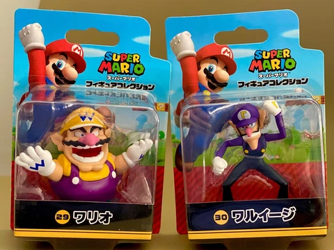Wario & WaLuigi Bundle Set!!!  2.5" Jakks Pacific action figures Cover