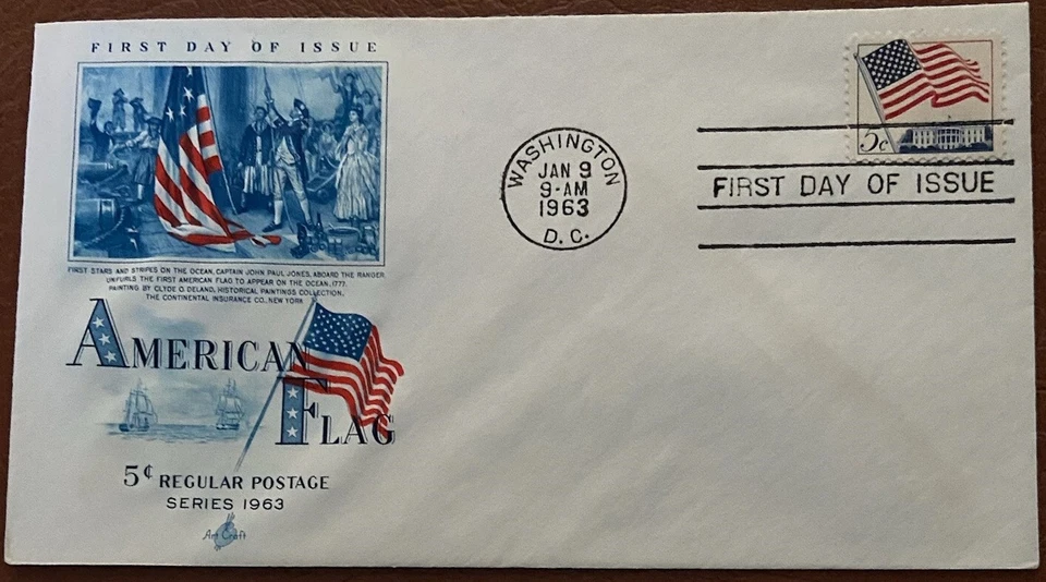 US First Day Cover Scott Catalogue Number #1208!  US Flag! - Image 1 of 1
