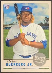 Vladimir Guerrero Jr. RC 2019 Topps Archives Snapshots #AS-VG Rookie Blue Jays - Imagen 1 de 2