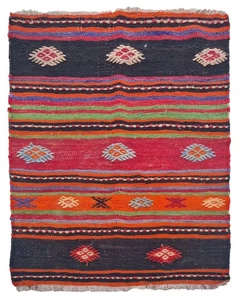 Increíble alfombra de lana vintage afgana Uzbeki Kilim Kilm anudada a mano 3,2 x 2,1 pies - Imagen 1 de 7