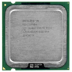Pc Cpu Lga 775 Intel Pentium 4 521 2.80GHZ Sl8pp Lga775 Procesador Socket Comput - Imagen 1 de 2