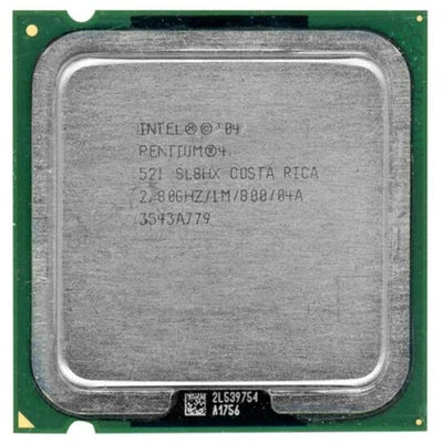 PC CPU LGA 775 INTEL PENTIUM 4 521 2.80GHZ SL8PP LGA775 PROCESSORE SOCKET COMPUT - Immagine 1 di 2