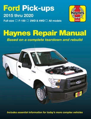 Ford Full-Size F-150 2WD & 4WD Pick-Ups (15-20) Haynes Repair Manual