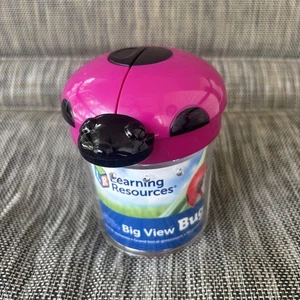 Big View Bug Jar Safe Plastic Learning Resourses Safe Plastic Catch Catcher - Picture 1 of 2