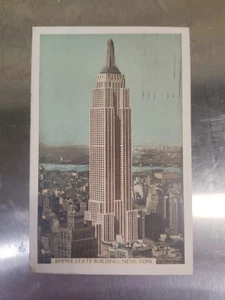 Empire State Building New York City Postcard 1941 - Picture 1 of 4