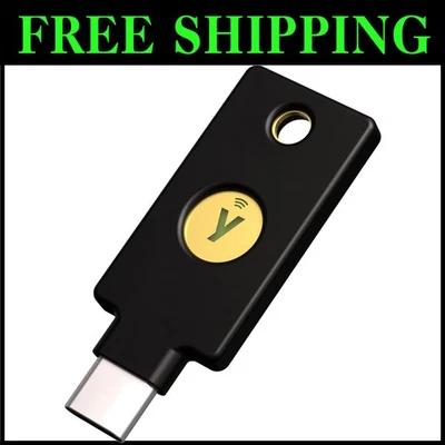 Reliable YubiKey 5C NFC Security Key - Water & Crush Resistant, 2FA Ready - Image 1 of 4