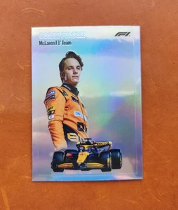 2024 Formula 1 Topps Chrome Oscar Piastri Refractor #1954-8 McLaren F1   - Picture 1 of 2