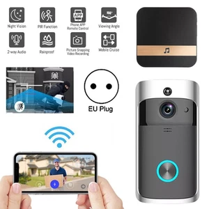 NEU Chime Ring Drahtlose WiFi Türklingel Indoor-Glocke + Türklingel-Empfänger - Bild 1 von 31