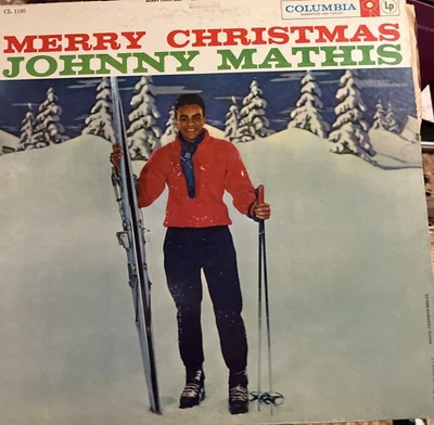 Johnny Mathis Merry Christmas LP COLUMBIA CL 1195 HOLIDAY - Image 1 of 3