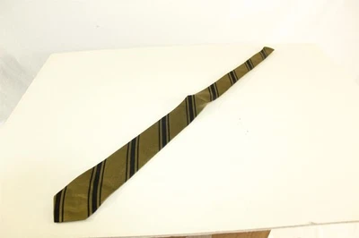  Corbata Rayas Doradas y Negras 50" Largo 2 1/2" Ancho Opción A Corbata De Colección Foto 1 de 4