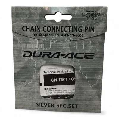 Dura ace chain pin Shimano 10 speed set of 5pcs NOS Road bike Chain Retro - Image 1 of 3