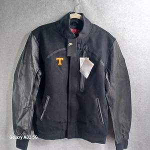 Chaqueta Universitaria Nike Para Hombre Talla XL Letterman Lana Cuero Universidad Tennessee VOLS - Imagen 1 de 23