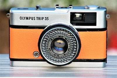 Olympus Trip 35 35mm Point & Shoot D.Zuiko 40mm  Overhauled, Tested, Near Mint - Image 1 of 4