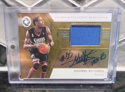 2018 Panini Opulence - Dikembe Mutombo - Patch Autograph - SSP /79 - Image 1 of 2