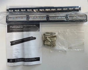 Black Box 724-746-5500 GigaTrue CAT6 JPM610A-R8 24 Port 19" 1U EUC FREE Ship USA - Afbeelding 1 van 3
