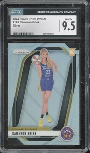 Panini Prizm WNBA 2024 plata #143 Cameron Brink radiocontrol novato como nuevo + CGC 9,5 - Imagen 1 de 2