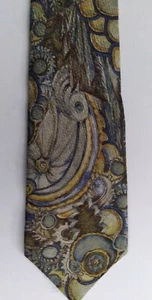 Authentic Ermenegildo Zegna 100% Silk Men's Neck Tie Made in Italy 4" 57" - Picture 1 of 6